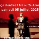 stage d'entrée à l'Ecole de Théâtre et Cinéma Aberratio