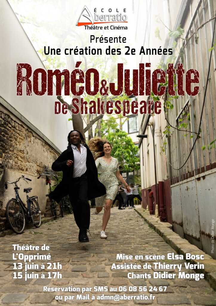 Ecole de theatre et cinéma Aberratio Roméo et Juliette