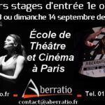 stage d'entrée à l'Ecole de Théâtre et Cinéma Aberratio
