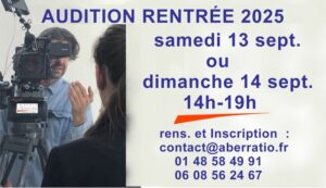 stage d'audition ecole de theatre et cinema Aberratio