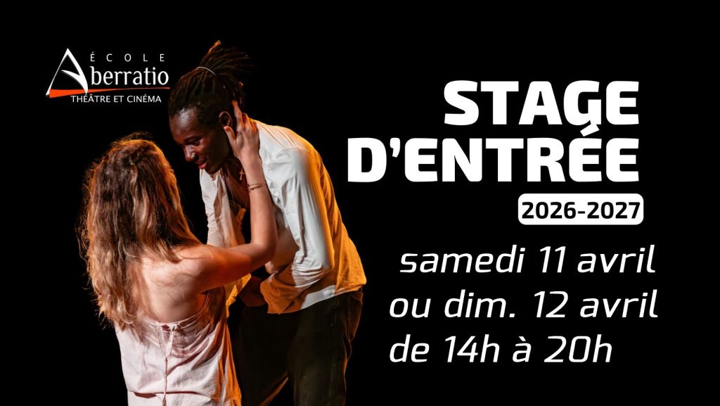 stage d'entrée dans la formation d'actrices et d'acteurs