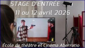 stage d'entrée dans la formation d'actrices et d'acteurs